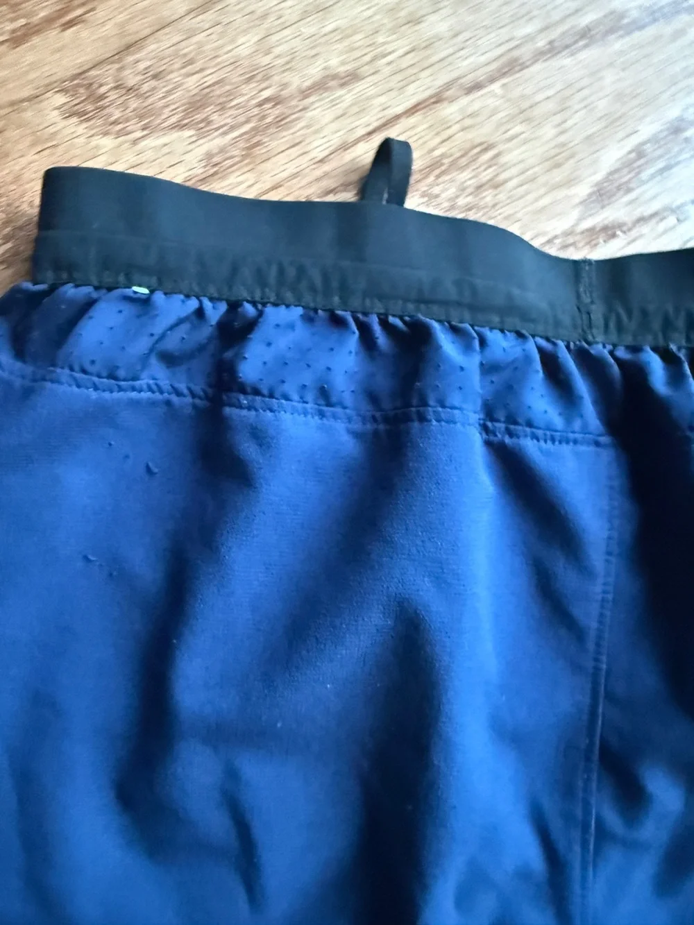 Nike Youth XL Navy Blue Athletic Shorts with Black Waistband